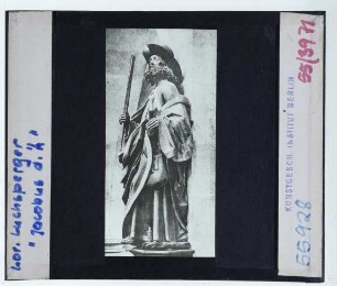 Luchsperger, Apostelzyklus im Dom von Wiener Neustadt : Apostelfigur, Jakobus Major