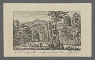 Der Kayserplatz, der Böhmische Sitz und der Dorotheen Tempel bey Carlsbad.