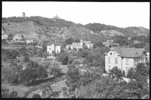 Radebeul. Bismarckturm und Spitzhaus