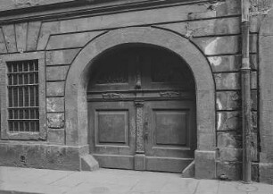 Dresden, Taschenbergpalais, Portal, Kleine Brüdergasse