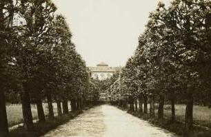 Ossegg (heute Osek / Tschechien). Kloster Osek. Abteigarten von der untersten Terrasse