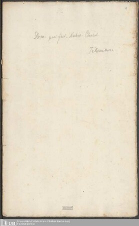 Ms. Ff. Mus. 755 - Am Sonnt. nach Christ-Tag : Alle, die gottseelig leben wollen in Christo pp. : C. A. T. B., 2 oboe, 2 violini, 1 viola, violoncello obl. et organo