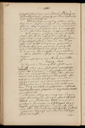 Hinterfragung der Rechtmäßigkeit einer 1821 vom Prorektor als Hofpfalzgraf ausgestellten Urkunde zur Legitimierung einer unehelichen Geburt.