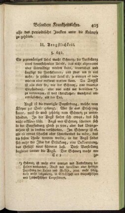 II. Aengstlichkeit