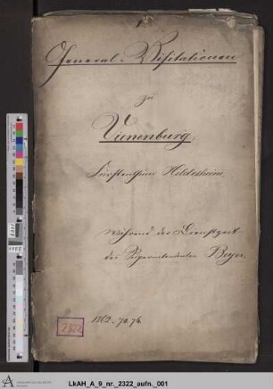 Vienenburg: Visitationsakten