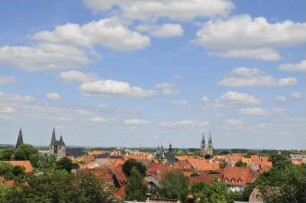 Quedlinburg - Stadtübersicht : Stadtübersicht über die Altstadt, aufgenommen in Quedlinburg am 17. Juni 2012