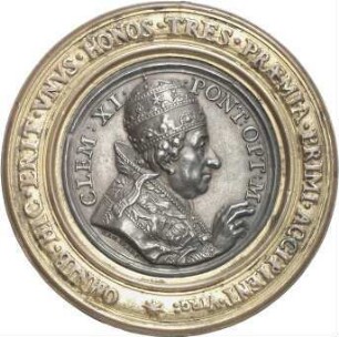 Hamerani, Giovanni Martino: Papst Clemens XI. und der Heilige Lukas als Maler