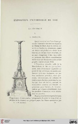 3. Pér. 2.1889: [Les industries d'art, 1,1], La céramique, La porcelaine : Exposition Universelle de 1889