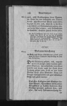 CCXIV. Bekanntmachung