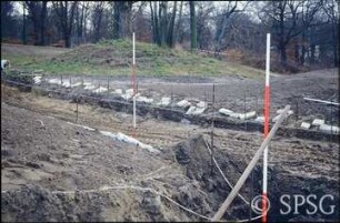 Potsdam, Park Babelsberg, Uferstreifen, Wegesanierung.
