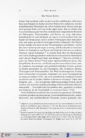 Die Potenz Kultur