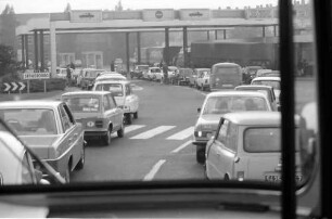 Kehl: Verkehr am deutschen Zollamt