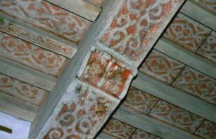 Schloß Reinbek: Erdgeschoss: Deckenbalken