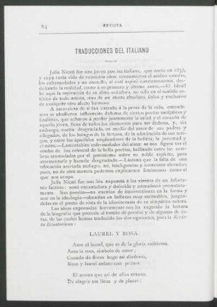 Traducciones del italiano