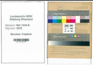 Entnazifizierung Friedrich Borchert , geb. 02.02.1897 ()