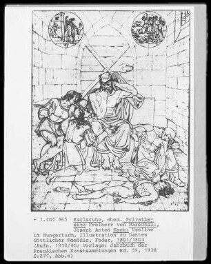 Ugolino im Hungerturm, Illustration zu Dantes Göttlicher Komödie