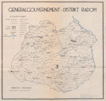 Karte - Distrikt Radom