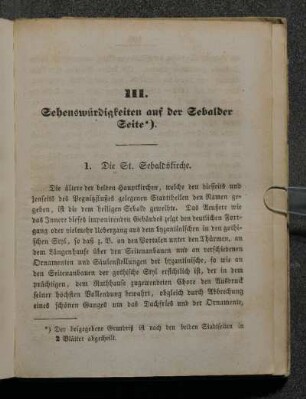 III. Sehenswürdigkeiten auf der Sebalder Seite