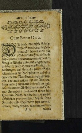 Cum Bono Deo.