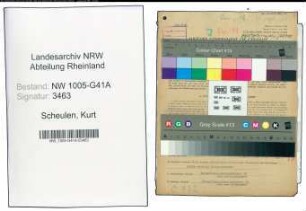 Entnazifizierung Kurt Scheulen , geb. 01.07.1905 (Kriminalsekretaer)