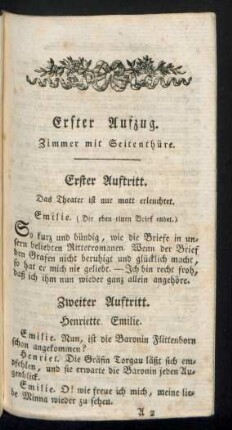 Erster Aufzug