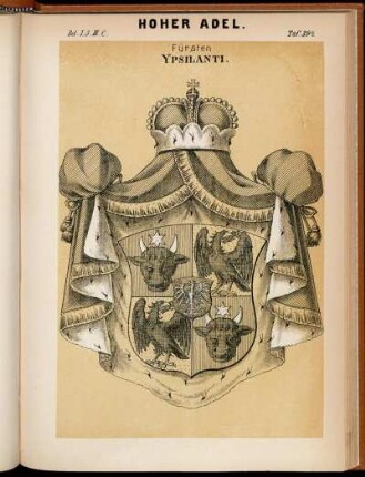 Taf. 394. Fürsten Ypsilanti.