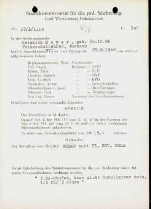 Mayer, Heinrich