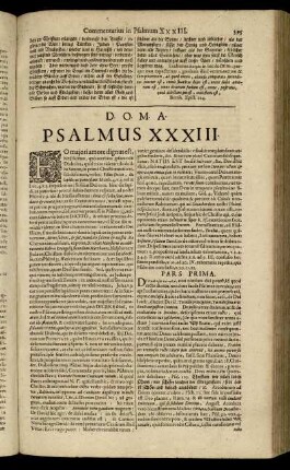 Psalmus XXXIII. - Psalmus XXXVI.