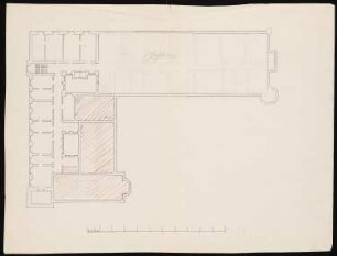 Zweigeschossiges Schloss: Grundriss Dachgeschoss
