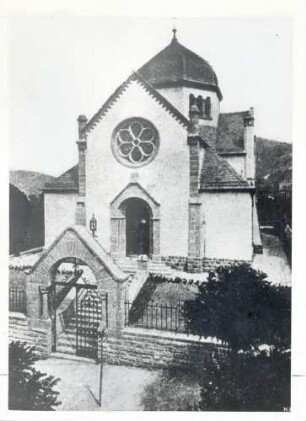 Weinheim, HD; Synagoge, Außenansicht