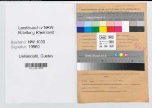 Entnazifizierung Gustav Uellendahl, geb. 09.04.1912 (Arbeiter)