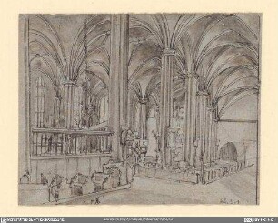 Innenansicht der Nikolaikirche in Berlin