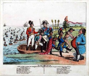 Napoleon-Karikatur: "Was lange währt wird gut ..."