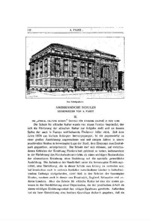 Amerikanische Schulen : (Fortsetzung)