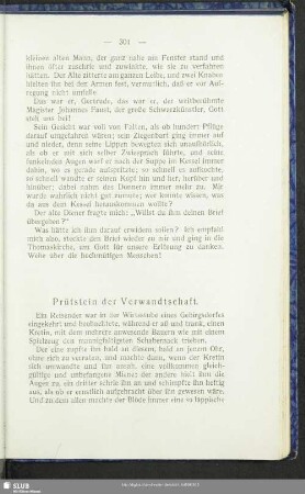 Prüfstein der Verwandtschaft