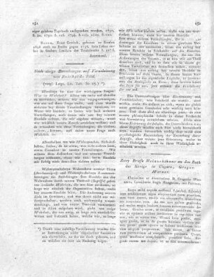 Noch einige Bemerkungen auf Veranlassung von Reinholds Fibel. (vergl. Leipz. Lit. Zeit. Nr. 23.)