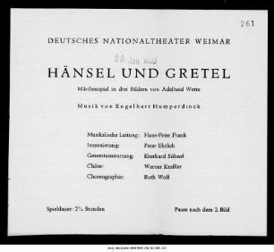 Hänsel und Gretel