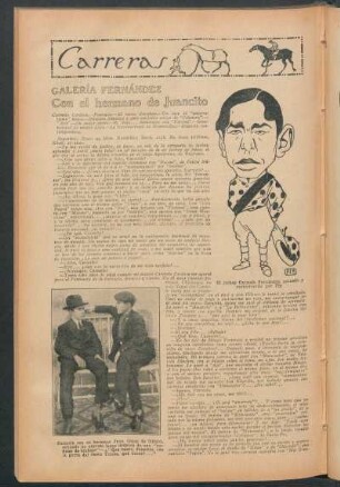 Carreras : Galería Fernández - Con el hermano de Juancito