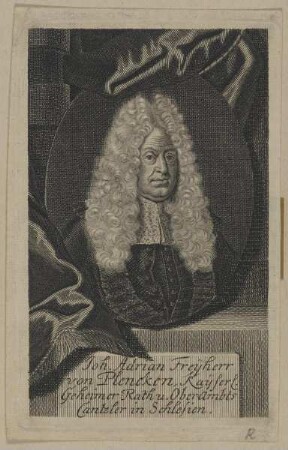 Bildnis des Joh. Adrian von Plencken