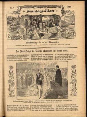 Ausgabe vom Sonntag, den 25. Februar 1906.