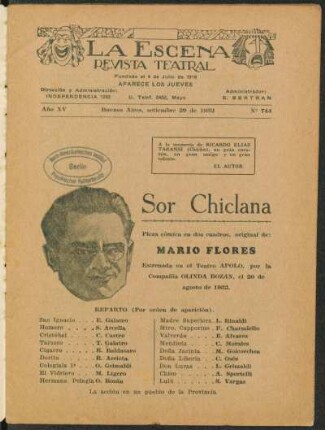 Sor Chiclana : pieza cómica en dos cuadros