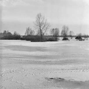Landschaftsbild. Winter im Spreewald. : Wobraz krajiny. Zyma w Błótach.
