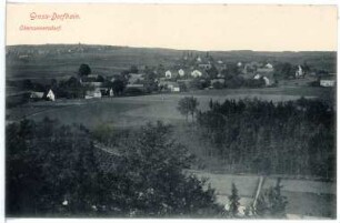 Groß - Dorfhain. Blick auf Groß-Dorfhain