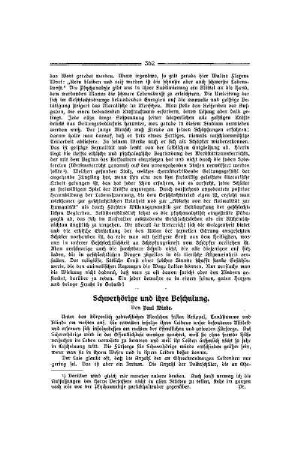 Schwerhörige und ihre Beschulung