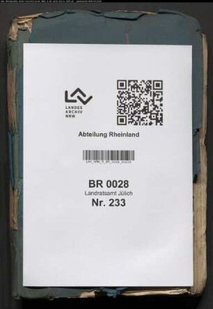 Reorginasation des Volksschulwesens