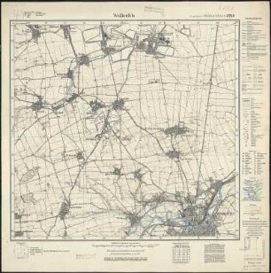 Stadtplan von Dresden-Striesen, 1:5 000, Lithographie, 1886 : Situationsplan von Striesen / Lithographie u. Druck v. Paul Herrmann. Gez. v. Baugewerke Roch. - [Ca. 1:5 000]. - Dresden : Albanus , [1886]. - 1 Kt. : einfarb. Lithogr. ; 60 x 42 cm