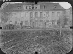 Kreischa-Zscheckwitz. Gut Zscheckwitz. Herrenhaus (1704). Straßenansicht