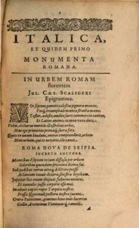Variorum In Europa Itinerum Deliciae; Seu, Ex Variis Manu-Scriptis Selectiora Tantum Inscriptionum Maxime recentium Monumenta : Quibus passim in Italia Et Germania, Helvetia Et Bohemia, ... Templa, Arae, Scholae, Bibliothecae, ... [&]c. conspicua sunt
