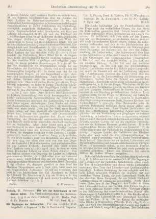 383-385 [Rezension] Scholz, Hermann, Was wir der Reformation zu verdanken haben
