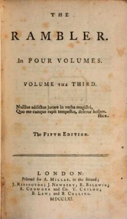 The rambler : in four volumes, 3